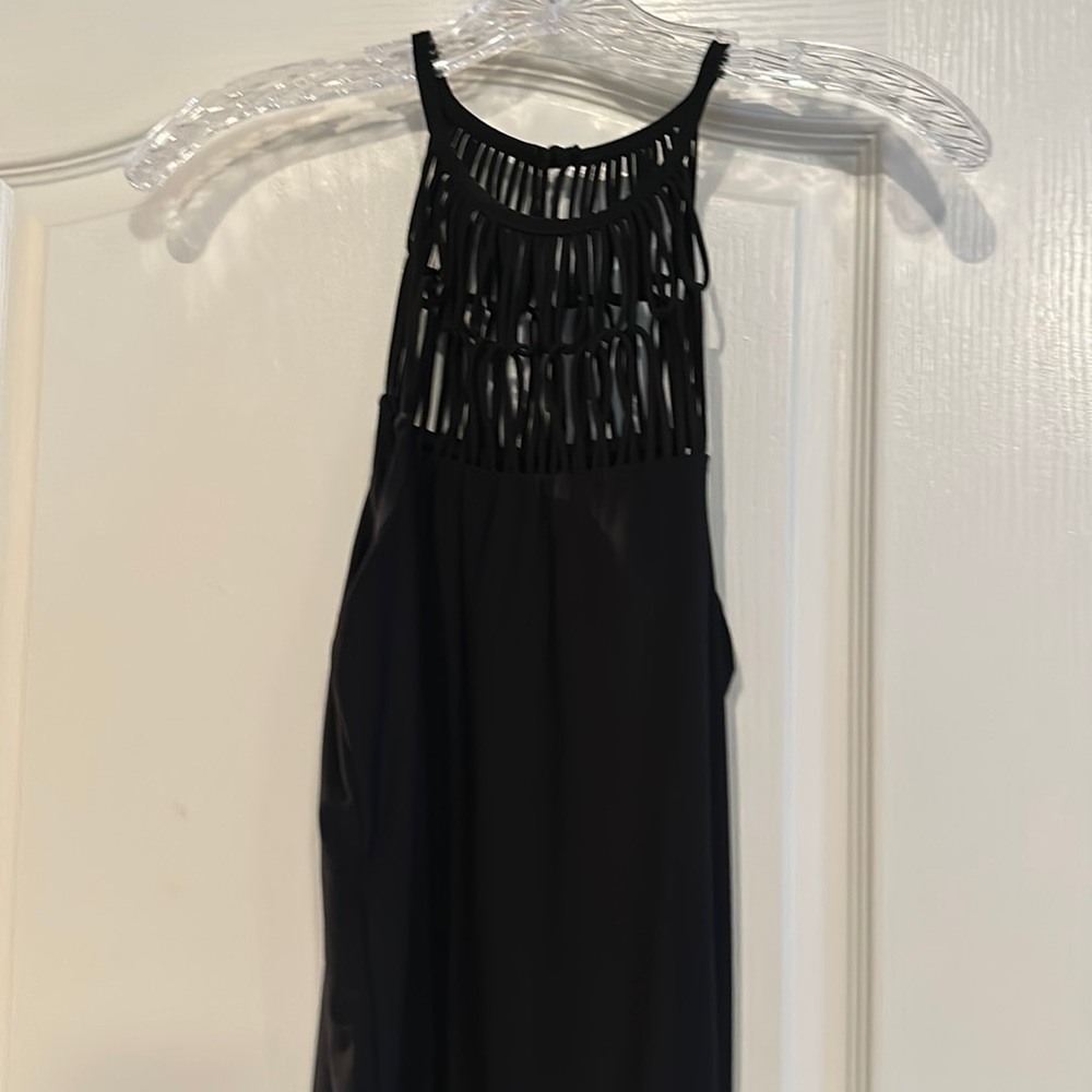 Black High Neck Tank